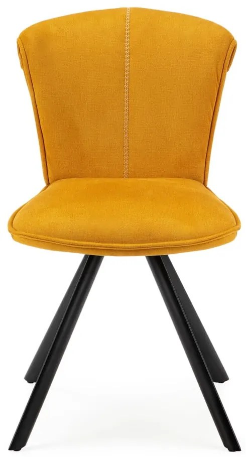 Žlté jedálenské stoličky v súprave 2 ks Simbra – Marckeric