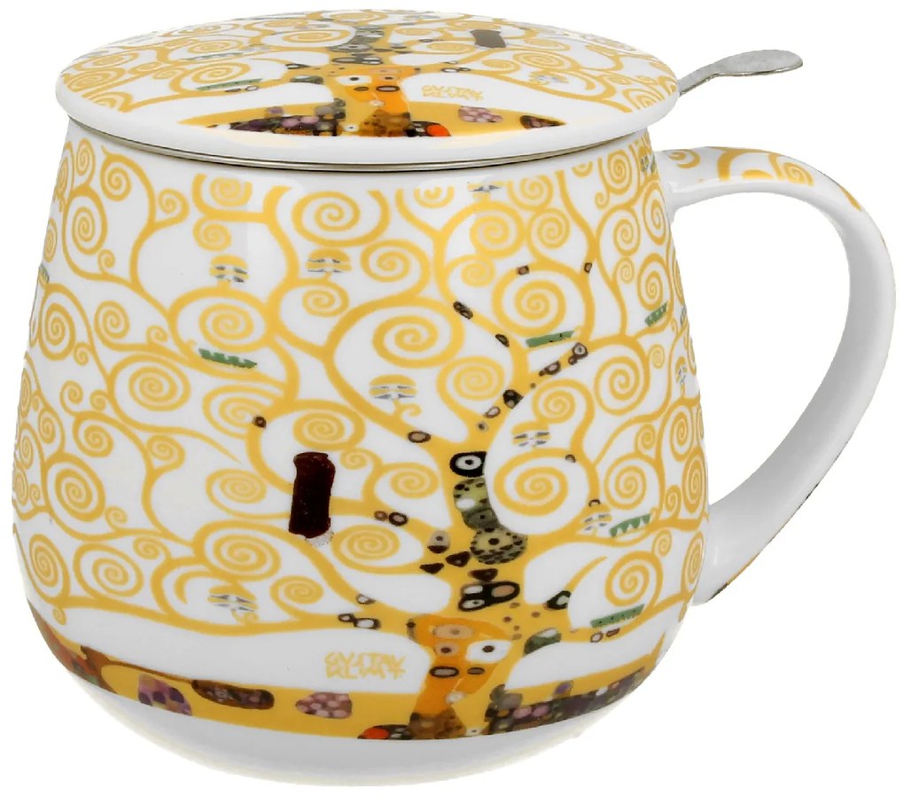 Čajová súprava Klimt Ecru Tree Of Life 430 ml