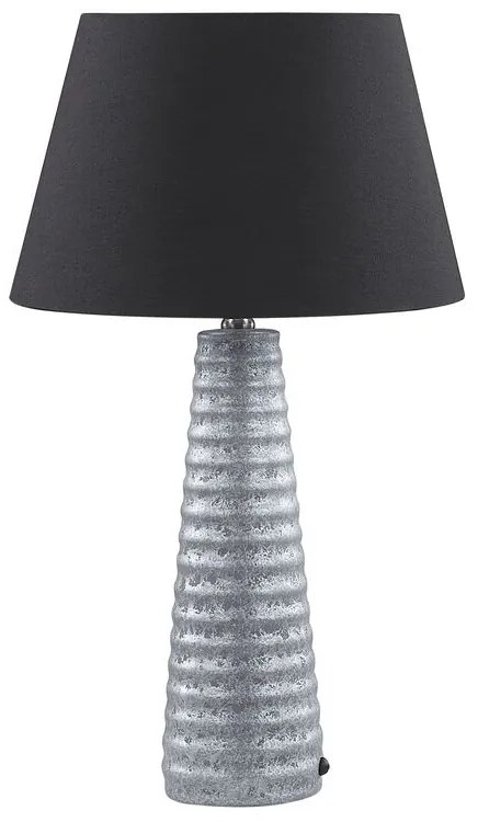Keramická stolná lampa strieborná VILNIA Beliani