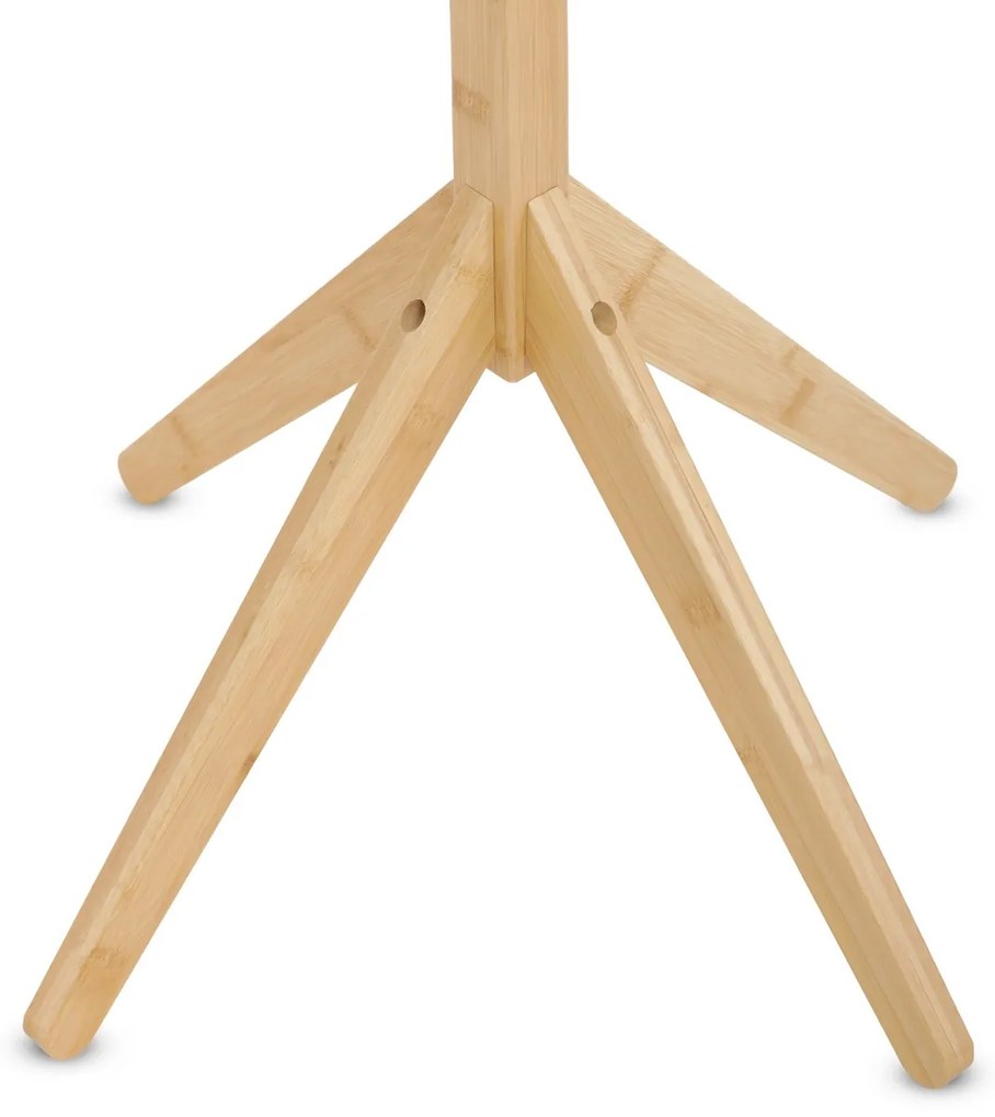 Stojanový vešiak B017 NAT, bambus
