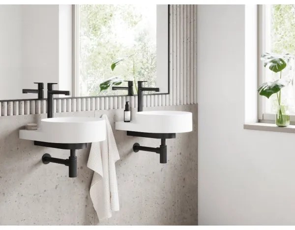 Ravak X070182 - Umývadlová batéria PURI 32,2 cm čierna