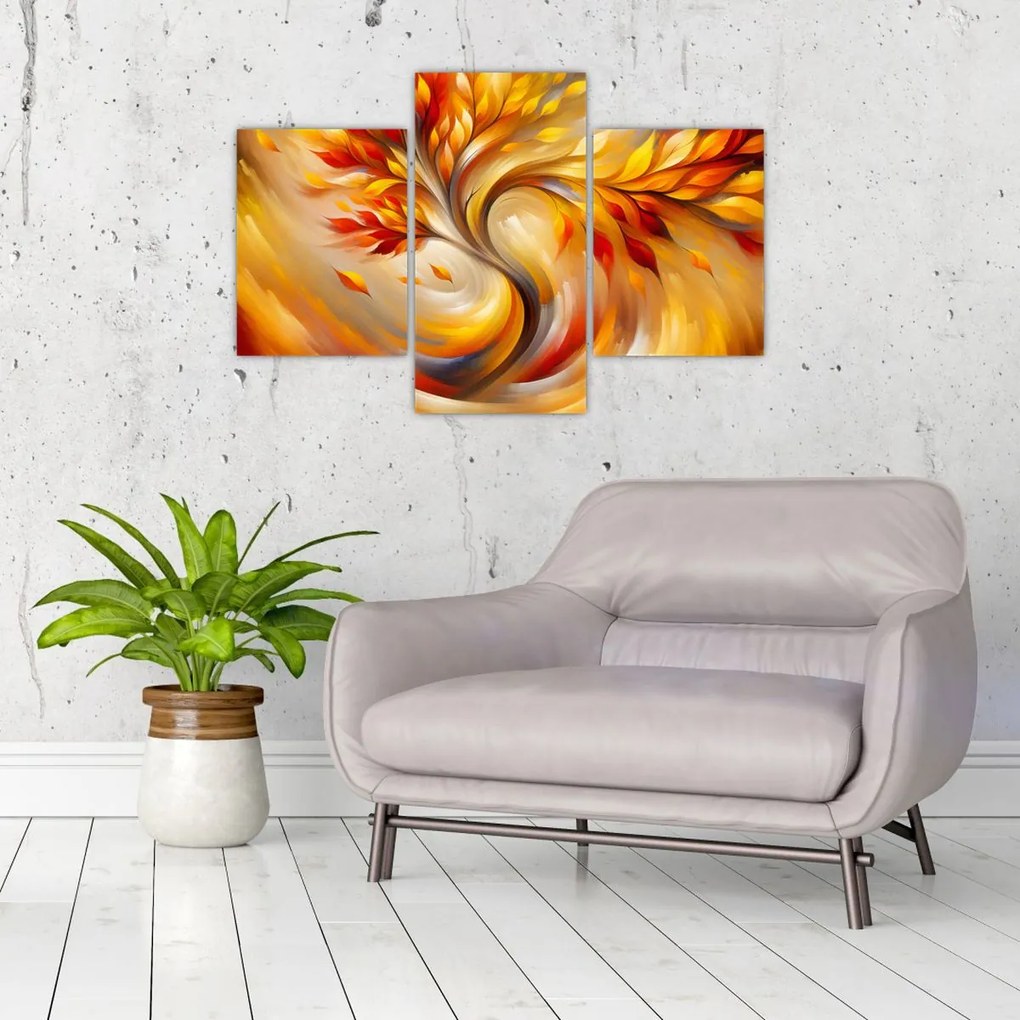 Obraz - Jesenný strom (90x60 cm)
