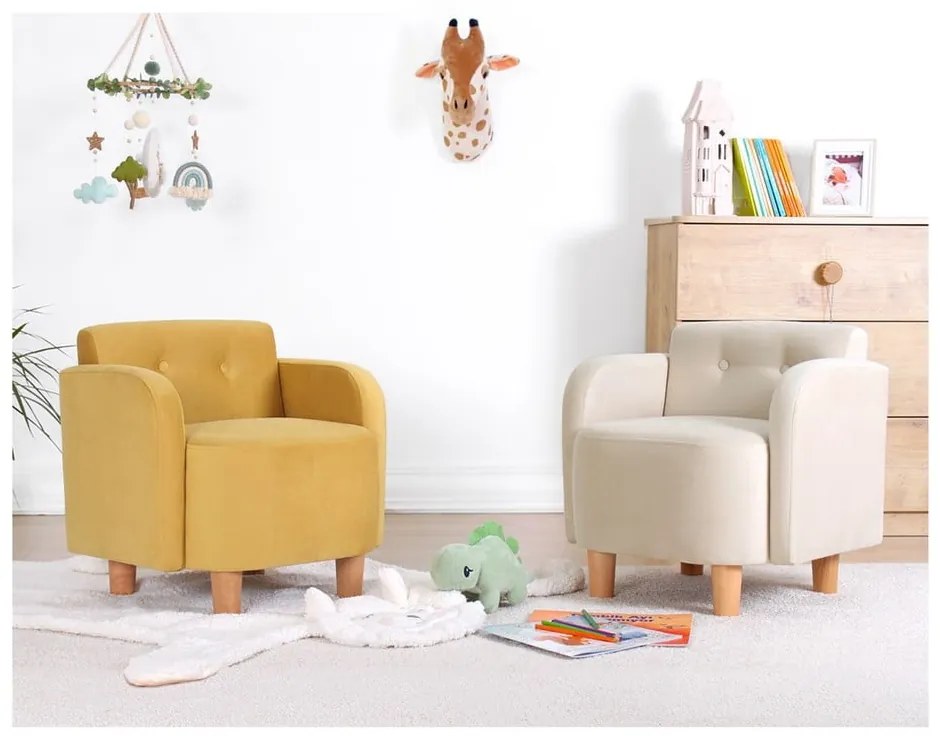 Krémové detské kresielko Volie – Artie