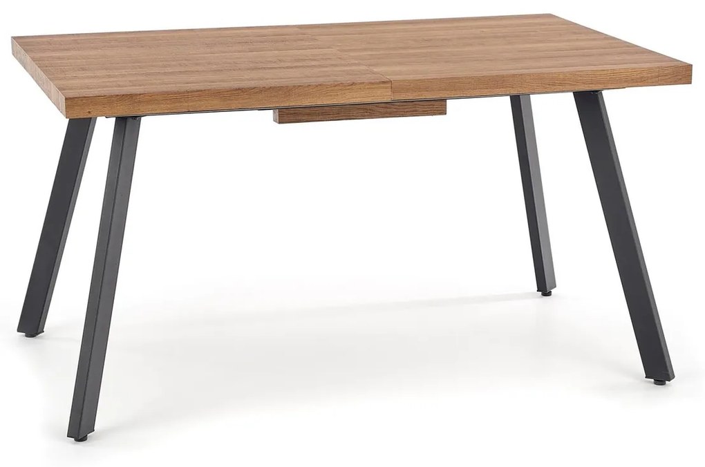 Skladací jedálenský stôl Berlin 160/220 cm orech/čierna