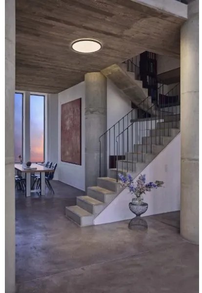 Ledvance - LED Stmievateľné stropné svietidlo ORBIS LED/15W/230V čierna