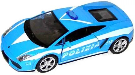 Welly Auto 1:34 Welly Lamborghini Gallardo police 5,5cm