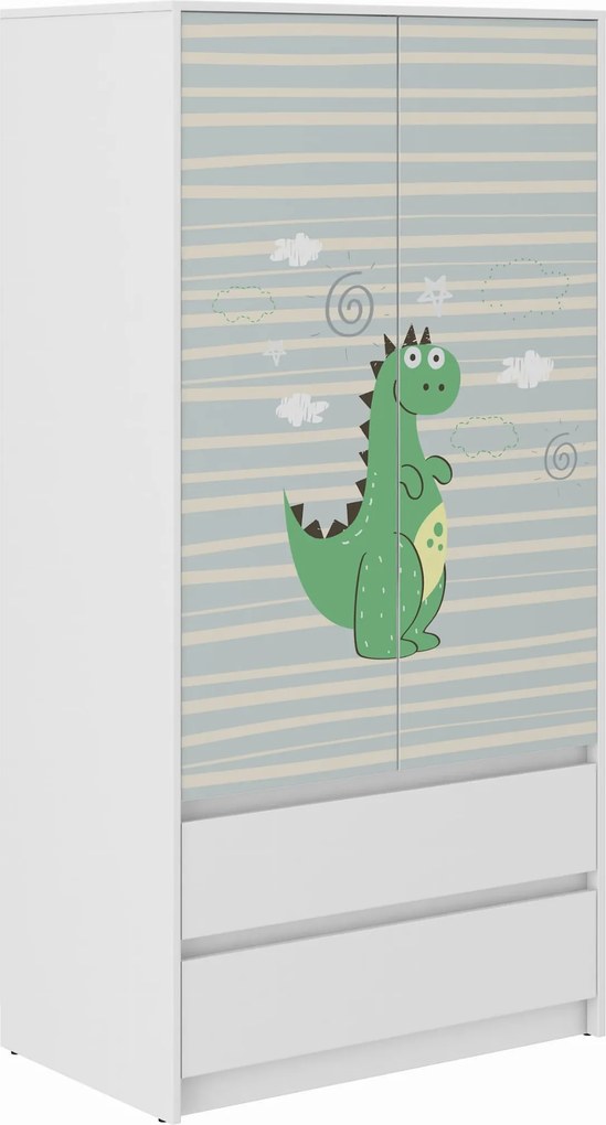 Detská šatníková skriňa B9 - DINO