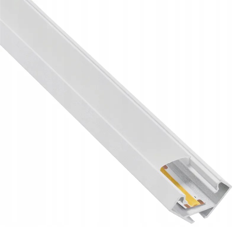 BERGE LED hliníkový profil rohový 2m biely - sada