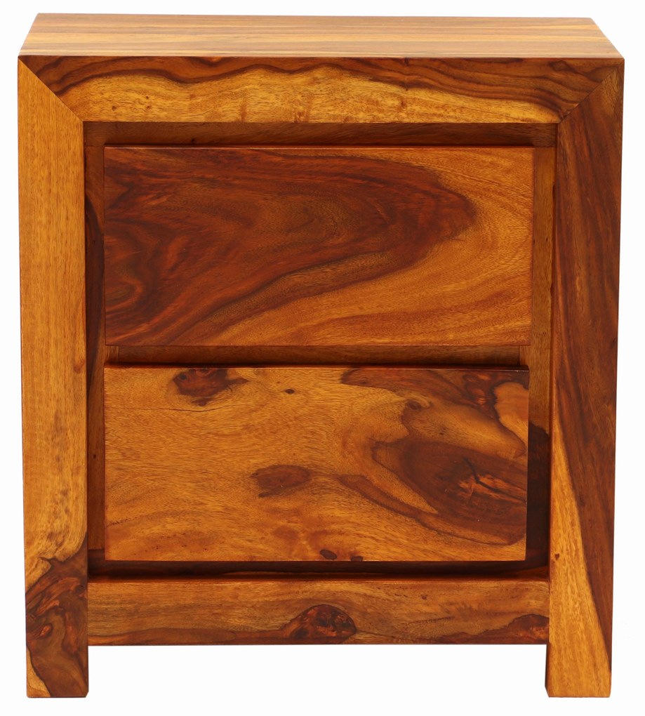 furniture-nabytek.cz - Masívny nočný stolík z dreva palisander 45x60x40