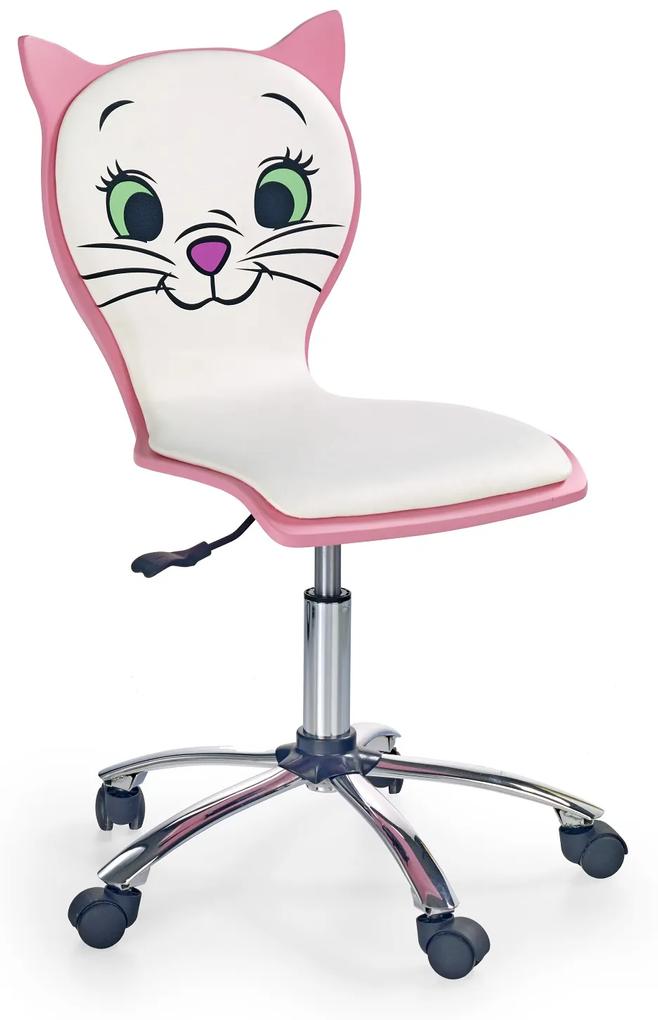Detská stolička Luoda 2 (biela + ružová). Vlastná spoľahlivá doprava až k Vám domov. 769837