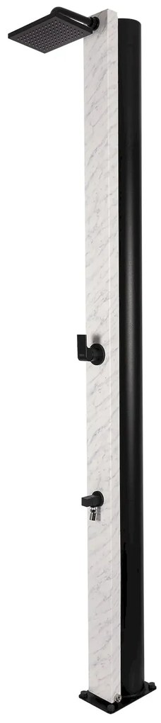 Solárna sprcha CRM Atlas Garden Calacatta 40 l sprchou na nohy
