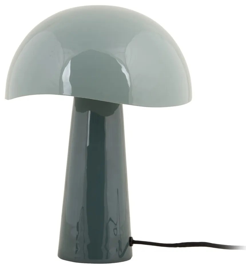 Stolová lampa v petrolejovej farbe s kovovým tienidlom (výška 33 cm) Grato – Leitmotiv