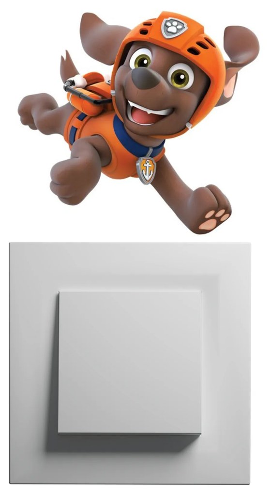 PIPPER. Samolepka nad vypínač „PAW Patrol - Zuma"