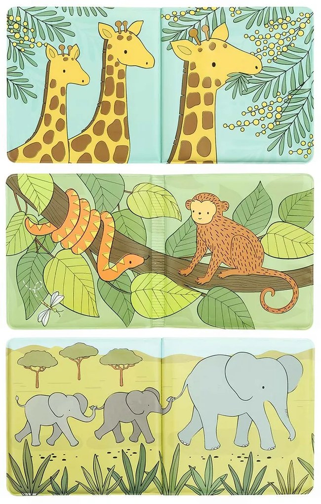 A Little Lovely Company - kúzelná knižka do vody - zvieratká zo savany
