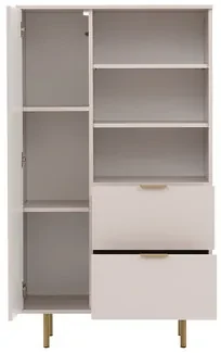 Regál Newelon R1D2SZ NW04 (kašmír + zlatá) . Vlastná spoľahlivá doprava až k Vám domov. 1104871