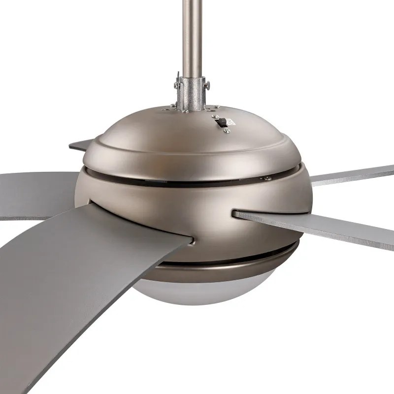 DEMA Stropný ventilátor Pamplona strieborný