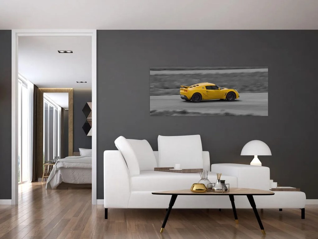 Obraz - Rýchle auto (120x50 cm)