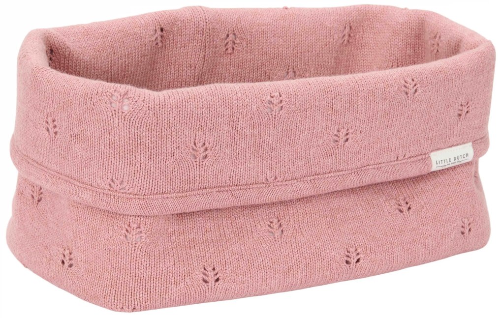 Košík pletený veľký Pure Pink Blush