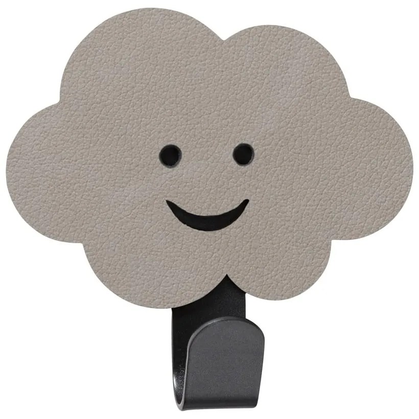 Sivý oceľový háčik bez vŕtania Cloud Nupo – LIND DNA