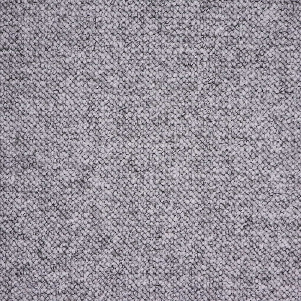 Balta, Metrážny koberec Wolly 920 sivá, na mieru, šíře 4m, šedá, filc, detská izba