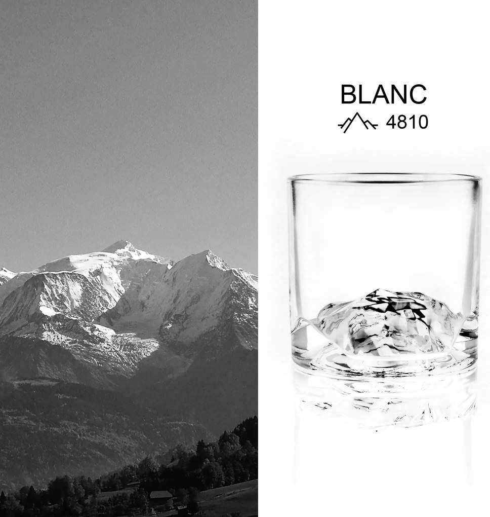 Sklenené poháriky na whisky Mont Blanc 2 ks