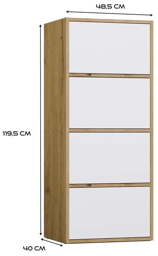 Komoda Alma 50 cm - výber z 4 prevedení