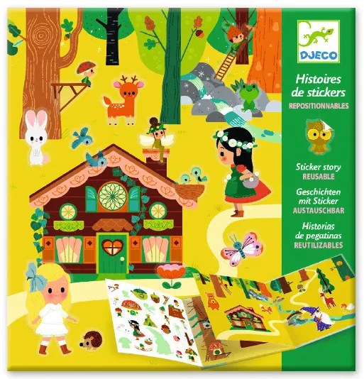 Magický les – príbehové samolepky