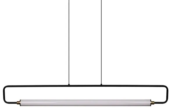 Závesný LED luster FELICJA na lankách LED/30W/230V 4000K čierny