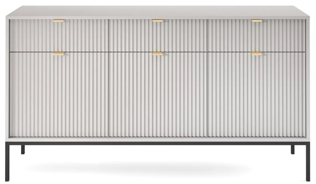 Komoda Nova sivá so zásuvkami (KSZ154)