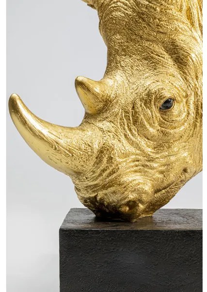 Rhino Gold dekorácia zlatá 51cm