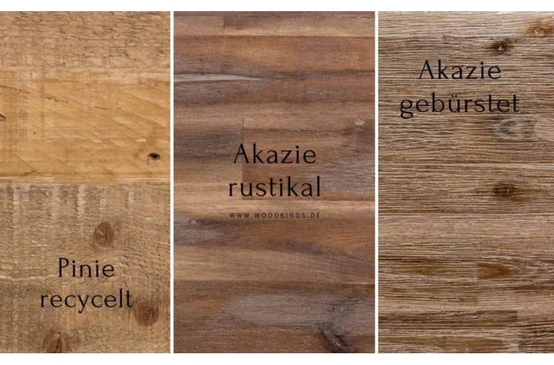 furniture-nabytek.cz - Masívny nočný stolík Woodville z akácie, lakovaný, hnedý