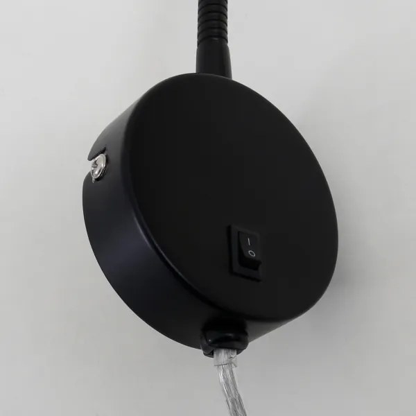 Briloner 2082-015 - LED Nástenná lampa COMFORT LIGHT 1xGU10/5W/230V čierna