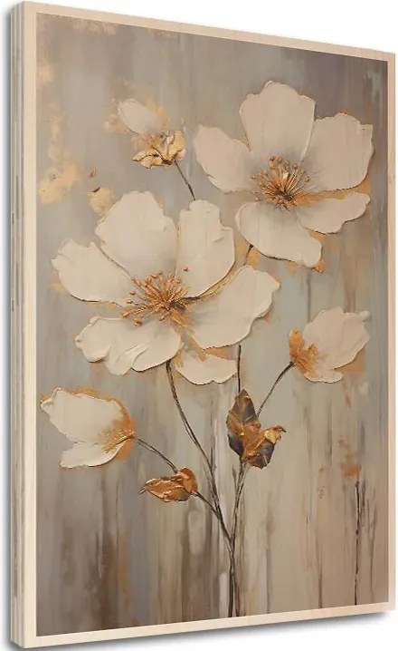 Obraz na dreve - Kvety škandinávskej lúky