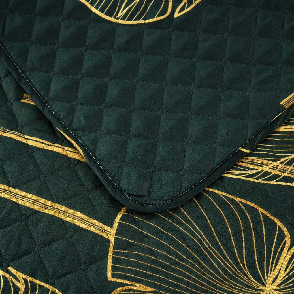 Prehoz na posteľ VENECIA tmavozelený Rozmer: 170 x 210 cm