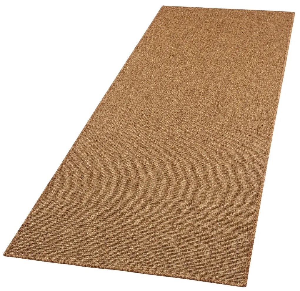 BT Carpet - Hanse Home koberce Behúň Nature 103530 Brown – na von aj na doma - 80x150 cm