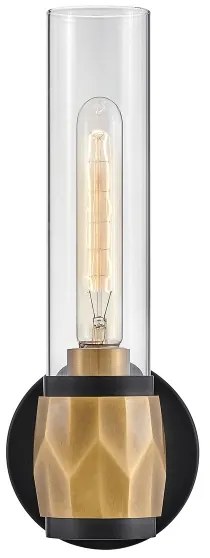Hinkley HK-ELLISON1-BK-HB -Kúpeľňové svietidlo ELLISON 1xE27/40W/230V IP44 zlatá