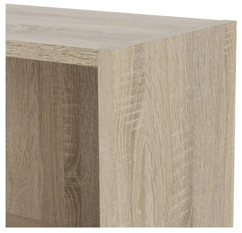 Knižnica v dubovom dekore Tvilum Basic, 79 x 107 cm