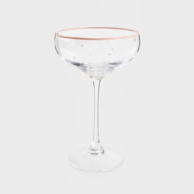 Pohár AMANTI so srdcami 731723 200 ml