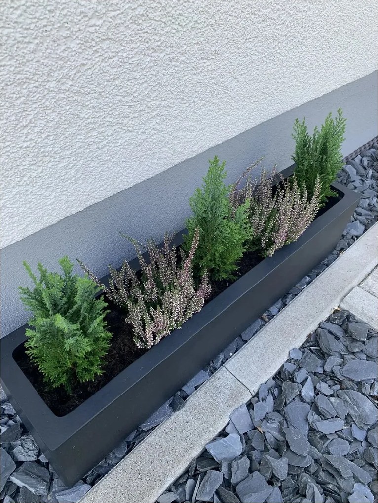 Hrantík FLOBO, sklolaminát, šírka 80 cm, antracit