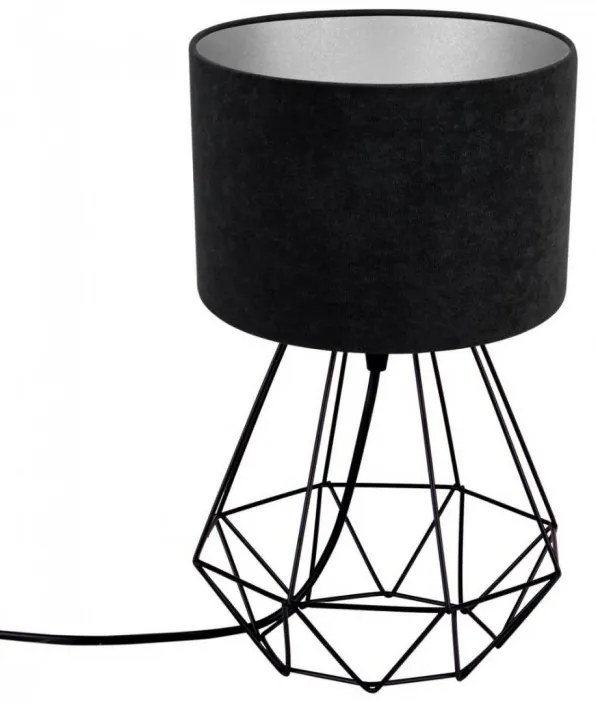 Stolová lampa MEDIOLAN s velúrovým tienidlom