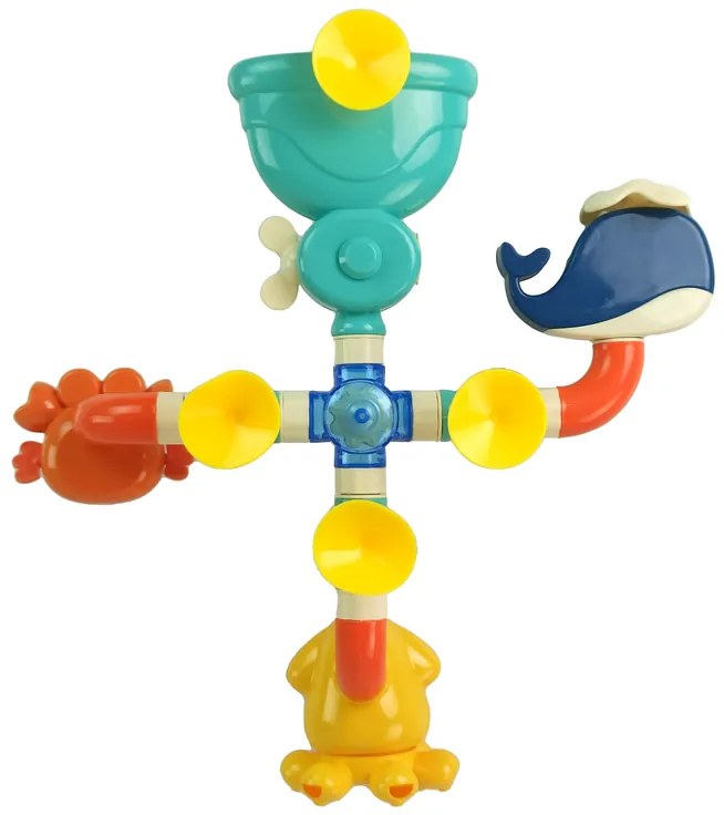 Lean Toys Hračka do kúpeľa fontánka – morské zvieratká