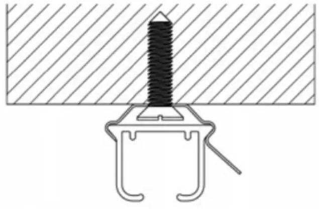 Dekorstudio Stropná hliníková koľajnica SMART čierna - jednoradová Dĺžka: 200cm, Typ príslušenstva: Čierny bežec so štipcom