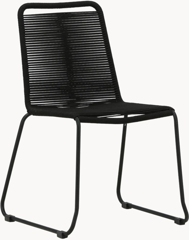 Stohovateľné záhradné jedálenské stoličky Lindos, 2 ks