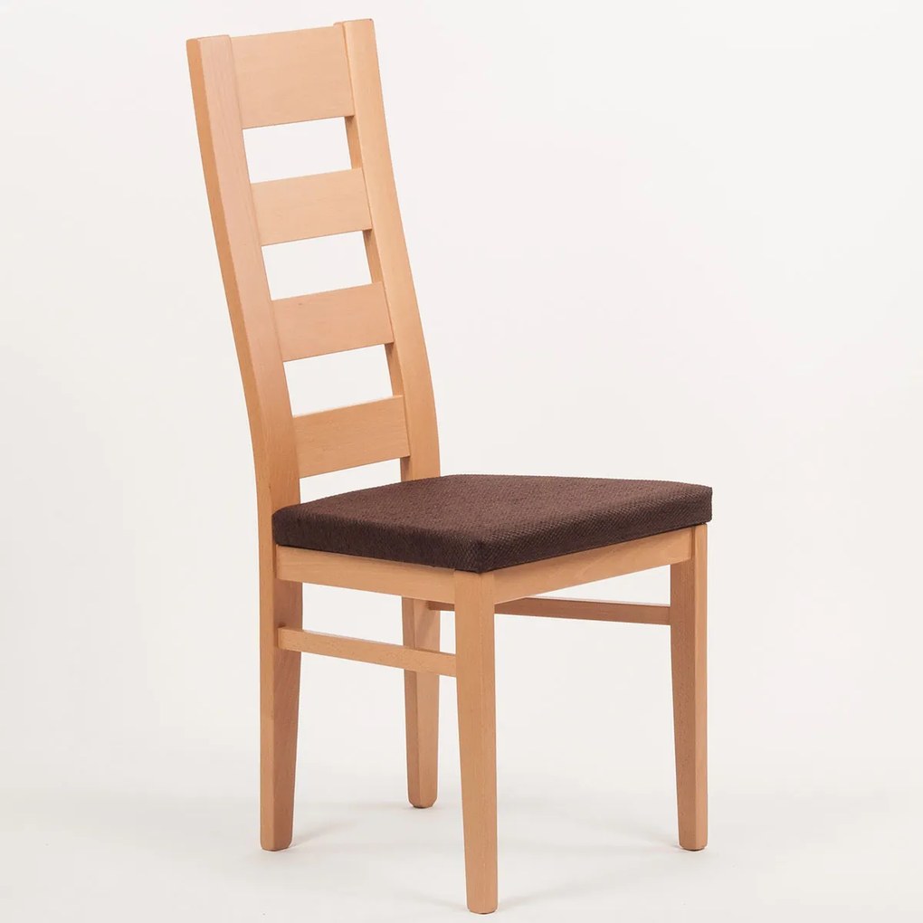 Stima stolička FALCO Vyberte odtieň ->: Buk, Vyberte látku ->: BOLTON NEW arancio 1