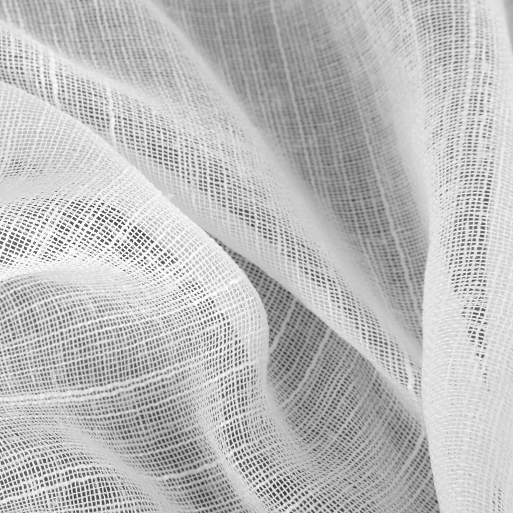 ZÁCLONA NA PÁSKE CARLA 300X145 CM BIELA