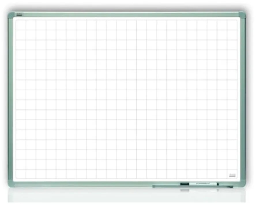 Toptabule.sk  Magnetická plánovacia tabuľa s rastrom 150x100 cm