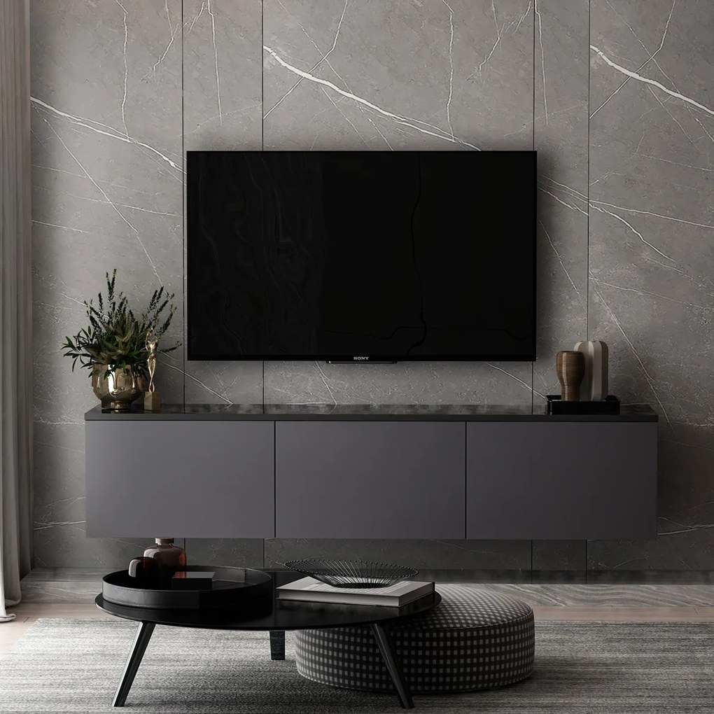 TV stolík Neon Anthracite