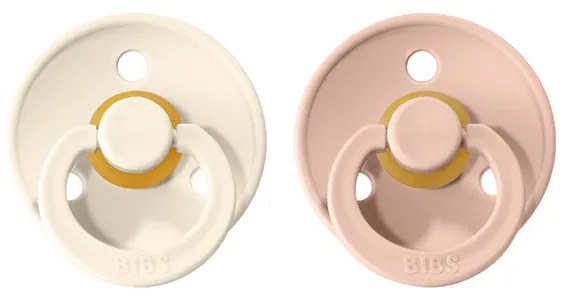 BIBS Colour cumlíky z prírodného kaučuku veľkosť 3 Ivory Blush