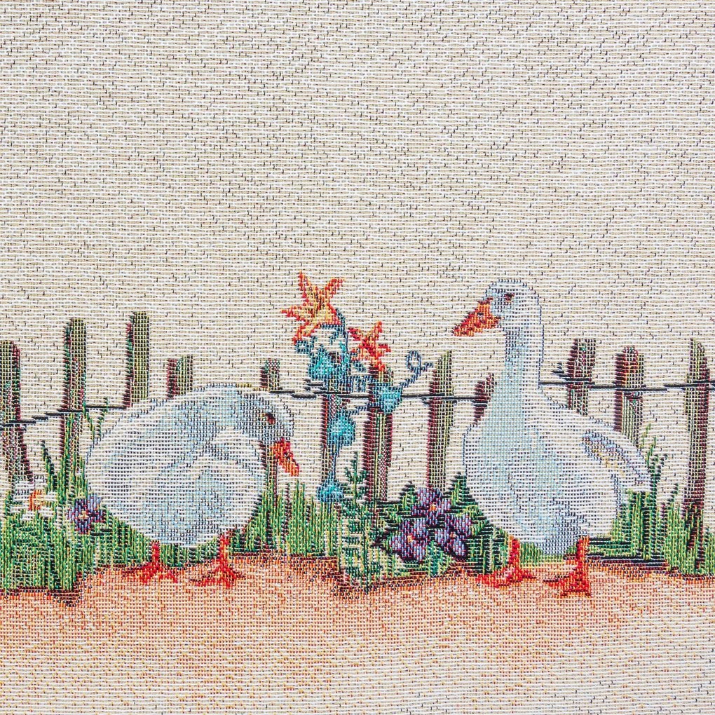 GOBELÍNOVÝ BEHÚŇ NA STÔL GOOSE 45X140 CM VZOROVANÁ
