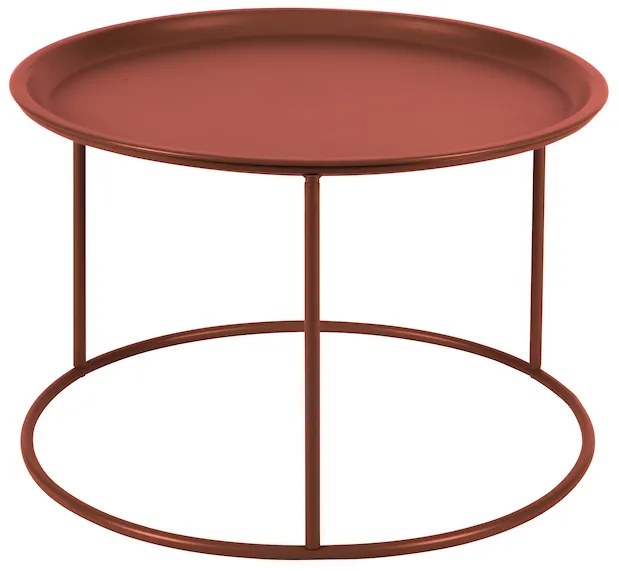 Ivar L príručný stolík červený 56 cm